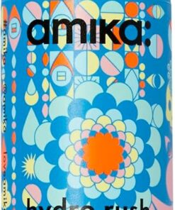 amika Hydrorush Intense Moisture Leave In Après-shampoing Spray démêlant réduisant les frisottis Soin capillaire hydratant infusé avec de l'acide hyaluronique, du squalane + de l'acide polyglutamique