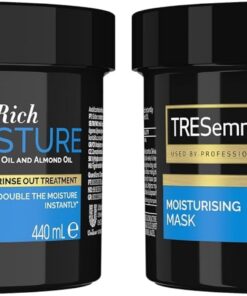TRESemmé Rich Moisture Masque Capillaire, pour 2x plus d'hydratation instantanée* 2 x 440 ml