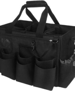 Sac De Nettoyage Poignée Porte-Outils Pliable En Maille Respirante | kit detailing auto Vaporisateurs Nettoyants Brosses Plumeaux Serviettes Pour Cuisine Bain Auto