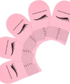 OUNONA 5 pièces Règles de Mesure pour Extensions de Cils Plastique Outil Précis pour Alignement des Cils Accessoire Professionnel pour Pose Extensions
