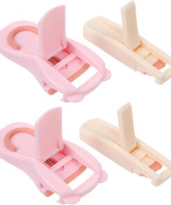 Healeved Lot De 2 Pinces À En Forme De U Pour Femmes Recourbe- Outil De Maquillage Pinces À Portables Grand Angle 4 Pièces X 2