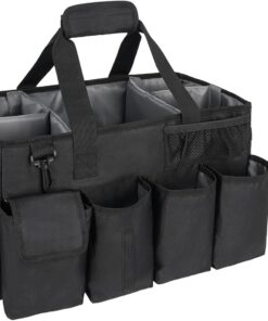 Sac pour Produits De Nettoyage Pochette Organisatrice De Rangement Tote | Organisateur d'Outils de Jardinage Pour Femmes, Dortoir, Cuisine, Salle de Bain, Camping, , Voiture, Maison de