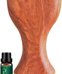 Gua Sha Outils pour le Visage Masseur Visage en Cuivre et Bois Outil de | Massage des joues avec un Gua Sha Pour la maison, le travail, le , le soir, pour femmes, mamans, épouses et petites