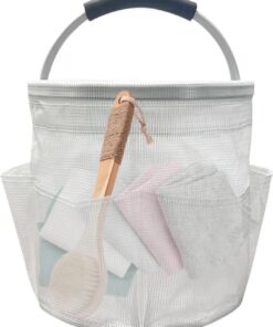 Sac Caddy de Nettoyage Grande Capacité Multifonction Portable Poignée | Panier à outils de jardinage portable PVC Plage Camping Voiture Cuisine Extérieur Bain