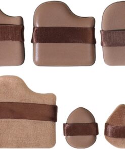 1 houppette à poudre pour le visage - Doux et réutilisable - Outils de beauté pour femme - Fond de teint à la maison, contouring, voyage