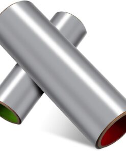 VICASKY Boîtes de Papier Aluminium Anti-dérapant pour Coloration Capillaire, 2 Tailles, Feuilles Autodéchirables pour Coiffure Professionnelle et Soins Capillaires à Domicile