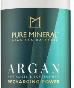 PURE MINERAL - Soin Sans Rinçage à l'Huile d'Argan - 350ml | Le soin sans rinçage à l’argan démêle, hydrate et facilite le coiffage des cheveux secs ou indisciplinés.