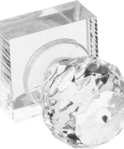 jojofuny Tampon à fards à paupières et blush polyvalent en acrylique, outil de pressage pour maquillage professionnel, modèle mono compartiment, accessoire pour application précise en