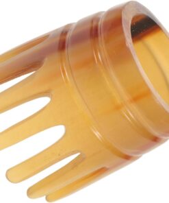 VALICLUD Peigne Massage Chevelu Corne de Bœuf Outil Guasha pour Soins Capillaires Brosse Exfoliante Antistatique Conception Ergonomique
