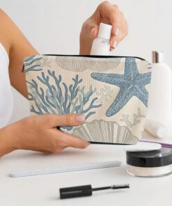 Trousse de toilette spacieuse pour femme, accessoires de voyage, cadeaux, fermeture éclair lisse, organiseur de cosmétiques pour voyage, trajets quotidiens et rangement de sac à main