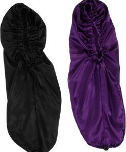 Angoily Lot De 2 Bonnets De Nuit Élastiques Pratiques Pour Soins Capillaires Pour La Famille Les Mamans Les Épouses Et Les