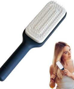 Brosse Antistatique Peigne À Manche Rotatif Portable Antistatique Nettoyage | Soies Rétractables Brosse À Cheveux Portable Facile À Massage Du Cuir Chevelu Soin Capillaire Hommes