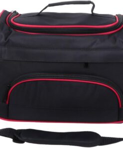 Healeved de Transport pour Outils de Coiffure avec Compartiments Multiples Poignée et Bandoulière pour Ranger Ciseaux Peignes et Autres Accessoires