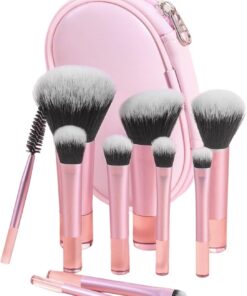 Set de Pinceaux de Set de Pinceaux de Ergonomique de | Outil Cosmétique Antidérapant Pour Visage Et Yeux Poudre Fard À Joues