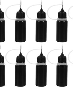Housoutil 30pièces Flacons Applicateurs Souples Embout Fin et Bouchons Anti-fuite pour Peinture et Loisirs Créatifs