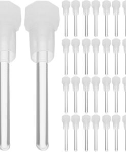 Gatuida Applicateur de parfum en verre pour flacons d'huiles essentielles de 6 ml, 50 pièces, outil de mélange de parfums, agitateur en verre pour aromathérapie.