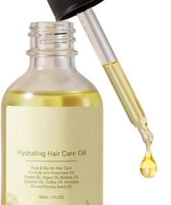 Huile Capillaire Nourrissante Format 30 ml Texture Légère Fortifiante | Soin pour Cheveux pour Maison Résidence Salon Soin Cheveux Secs Frisottés Abîmés