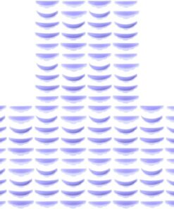 Housoutil 60paires Pour Extensions De De Coussinets Réutilisables Outil De Maquillage Pratique Pour Rehaussement Couleur Violette