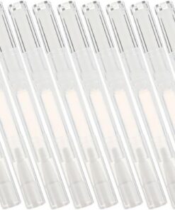 Housoutil Stylo Soin des Ongles Rotatif Vide 3 Ml Transparent Lot de 15 Pièces pour Huile Ongles et Gloss Lèvres Outil Cosmétique Portable Étanche Voyage