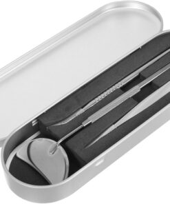 Ensemble De Pinces À Épiler Innovantes Pour Extensions De Avec Miroir À Angle De 45°