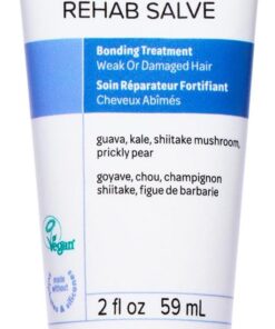Curlsmith Bond Curl Rehab Salve | Traitement riche en protéines, soin réparateur de la fibre capillaire, Tous types de boucles, végan, 59 ml