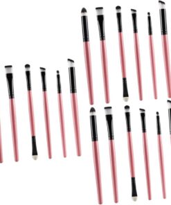 Healeved 18pièces Pinceaux Pour Yeux Brosse à Professionnelle Poils Synthétiques Avec Outils De Maquillage Pour Usage Et Professionnel