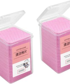 Healvian 400pièces Chiffon De Nettoyage Pour Colle à Cils Chiffon Essuyage Professionnel Pour Colle De Nettoyage Essuyage Outil De Lot