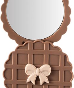 Générique Miroir Compact Outil Cosmétique, Contrôles Rapides Apparence | Miroir de compact Accessoires Coiffure Portables Trajets Quotidiens Shopping Activités Extérieures