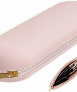 Porte-pinceau De Maquillage, Boîtier De Pinceau De Maquillage En Silicone Organisateur De Broussailles De Maquillage Portable Organisateur D'outils De Maquillage Doux Mignon Pour Affaires, Rose