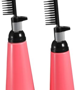 ULTECHNOVO 2 pièces Bouteilles Applicatrices Teinture Cheveux Distributeur Précis Racines Flacons Faciles à Utiliser pour Coloration et Soins Capillaires à Domicile et Salon