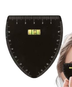 Règle de mapping des sourcils Outil de mesure et style | Règle à Sourcils en pour Dessin Accessoires Beauté pour Extérieur Coiffeuse Coiffeur Spa Vacances Bureau Sac à Dos