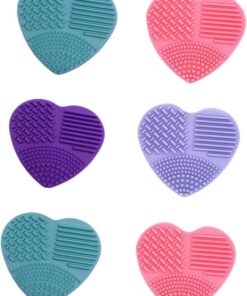 Housoutil 6pièces Lot De Tampons Nettoyants Multifonctions Pour Outils De Maquillage Brosse Cosmétique Nettoyante Fournitures De Maquillage