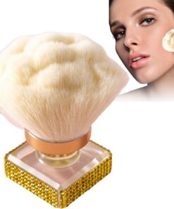 Pinceau Estompeur Pour Le Outil Contouring, Highlighting Et Nettoyage Des | Brosse à poudre libre visage Multifonction Manucure Contouring Highlighting