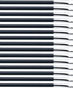 Brosse Sourcils Femme Pinceau Plat à Maquillage et Pinceau Correcteur Biseauté, 25pcs Outils de Maquillage Légers en Fibre Artificielle pour Eyeliner et Visage