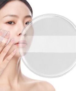 Houppette à poudre visage Outil De Beauté Sec Et Humide Mélangeur | Houppette Transparente Poudre Visage pour Fond de Teint, Anti-cernes et Blush Fille, Accessoire Beauté