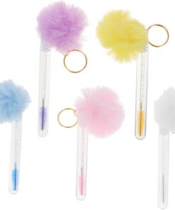 VICASKY Lot de 5 Brosses à Cils en Plastique, Outil de Séparation des Cils et Peigne à Sourcils, Application Rapide pour Maquillage des Yeux