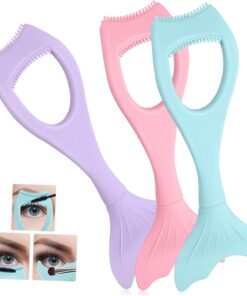 VICASKY 3pièces Protège-mascara Applicateur de Mascara Peigne à Cils Outil Cosmétique pour Cils Lot de Protège-mascara Applicateur de Mascara pour Éviter les Bavures