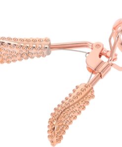 VICASKY Recourbe-cils Mini Antidérapant En Acier Inoxydable Rose Gold, Outil Recourbe-yeux Portable Pour Femmes, Maquillage De Voyage Et Usage Quotidien