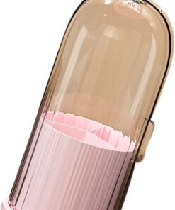 Générique Boîte de maquillage empilable pivotante à 360°, même facile à nettoyer, idéale pour les zones compactes et les planificateurs cosmétiques virevoltants de voyage