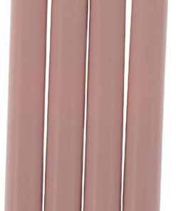4pièces Peigne à Cils et Brosse à Sourcils Acier Inoxydable Séparateur de Cils pour Mascara Peigne à Maquillage avec Capuchon Anti-poussière