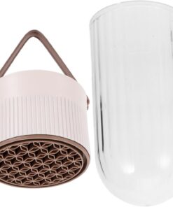Healvian Boîte À Outils De Nettoyage Pour Pinceaux De Maquillage Support De Séchage Pour Pinceaux De Maquillage