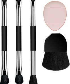 Pinceaux De 8 Pièces Outils De Fusion Et De Détail Pour Le | Set De Pinceaux Pour Pratique Pour Femmes Filles Fard À Paupières Highlighter Blush Anti-Cernes Bureau Fête Mariage