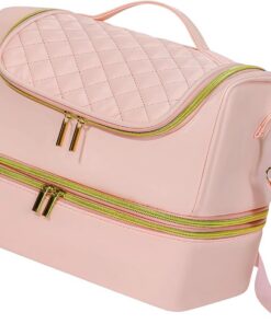 De Rangement d ' Outils pour Ongles, Petit étui pour pinceaux de Maquillage, Organisateur de Voyage pour Vernis à Ongles, de Rangement pour cosmétiques de Voyage avec poignée pour Vernis