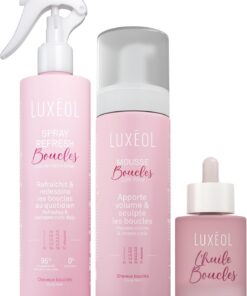 LUXÉOL - Routine Boucles Refresh Express - Ravive, Redéfinit & Discipline