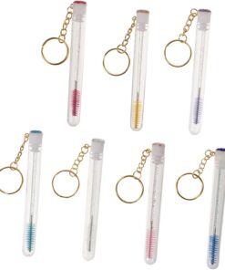 VICASKY 8 Pièces outil applicateur de cils recourbe-cils œil soi front femme mascara transparent mascaras brosse à sourcils nettoyant brosse à cils maquilleur Plastique