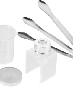 Ciieeo Kit de Bricolage de Rouge à Lèvres en Silicone avec Moule, Petit Bécher et Outils pour Réparer Rouges à Lèvres Cassés, Design Portable pour Débutants et Passionnés de Beauté