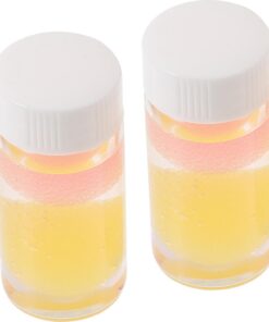 Ciieeo Lot de 2 Nettoyants Liquides pour Pinces à Épiler Pointues, Éponge Intégrée, Accessoires pour Greffes de Cils, Adapté Usage Salon et Nettoyage des Outils de Couleur Aléatoire