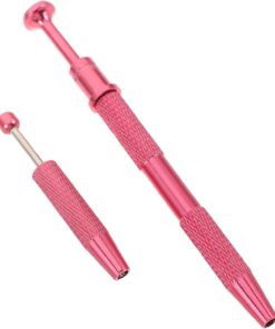 ULTECHNOVO 2 Pièces Pince à Épiler pour Nail Art 4 Griffes en Alliage D'aluminium, Outil de Ramassage de Mousse pour Ongles, Organisation de L'espace de Travail à Domicile