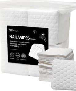 Nettoyant pour ongles super absorbant, en coton non tissé, 14,6 x 13,5 x 5,5 cm, texture délicate, accessoire pour ongles, outil de manucure