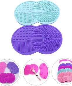 Housoutil 2pièces Disques Nettoyants Beauté à Ventouse Ronde Set De Couleur Aléatoire Outils De Nettoyage Pour Accessoires De Maquillage